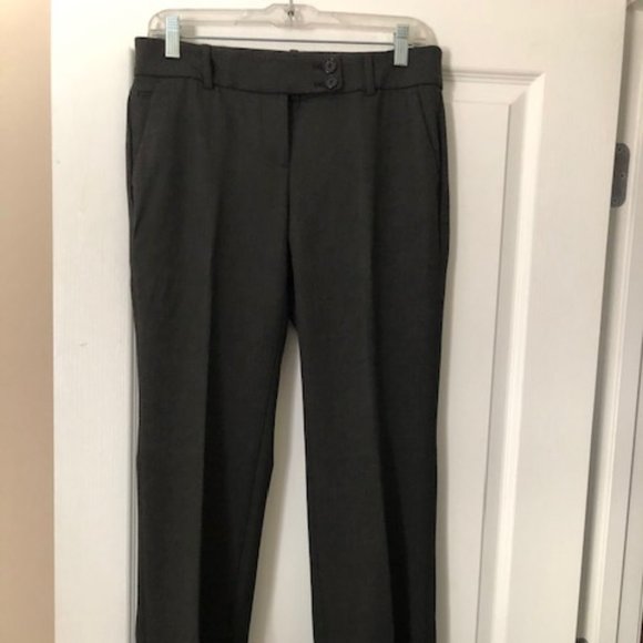 ANN TAYLOR LOFT GREY ANN TROUSERS - Picture 2 of 4